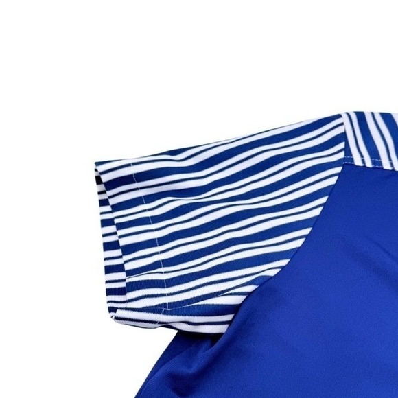 Vintage 1976 McDonald's Employee Uniform Shirt Stan Herman Blue Stripe Size M - Picture 8 of 11